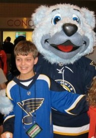 Ryan and Mascot Friend