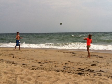 "Hockey" on the beach