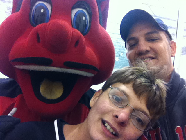 Ryan, Dad and N.J. Devil