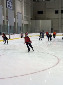 Ryan skates and does play-by-play