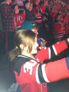 Ryan and Riley cheer