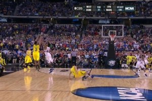 Trey Burke hits the shot