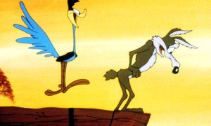 Wile E Coyote and Road Runner