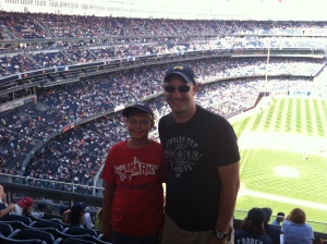 With Ryan at Yankee Stadium
