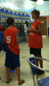 Ryan getting post-game ice cream