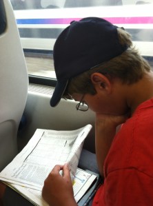 Ryan studying the standings