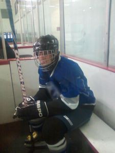 Dad in the sin bin.