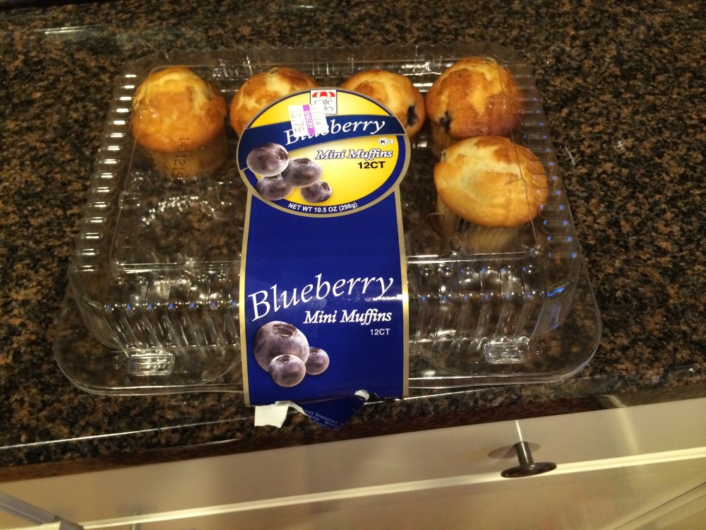 Blueberry mini muffins