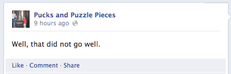 That did not go well