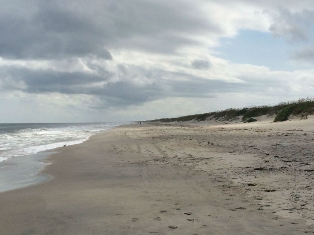 Endless beach on Ocracoke