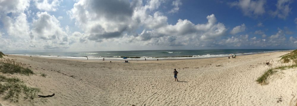 Endless beach at Ocracoke