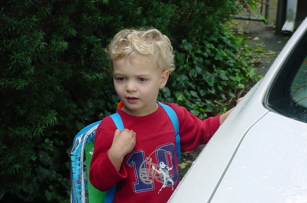 Ryan's first first day of school