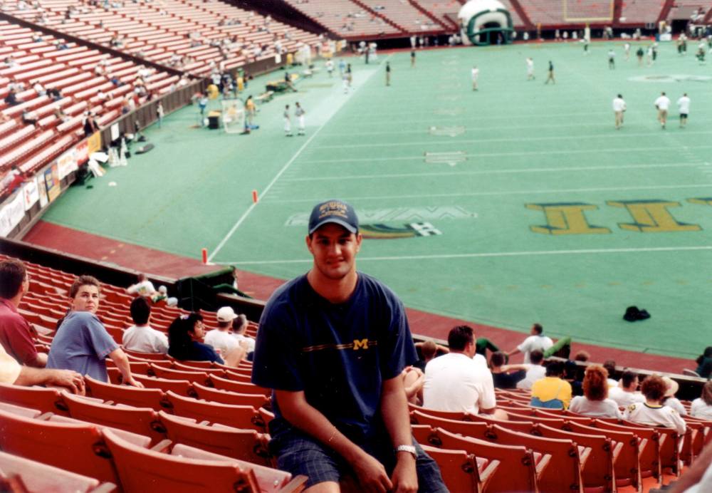 Michigan vs. Hawaii, 1998