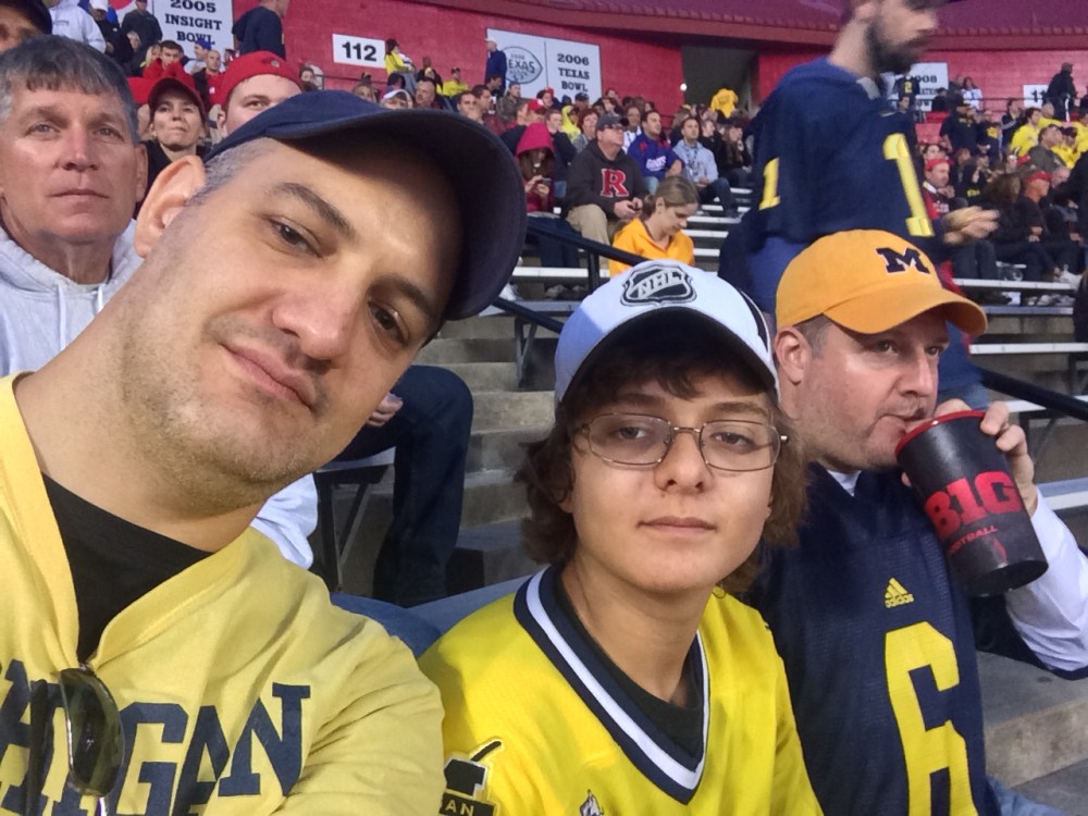 Michigan at Rutgers with Ryan