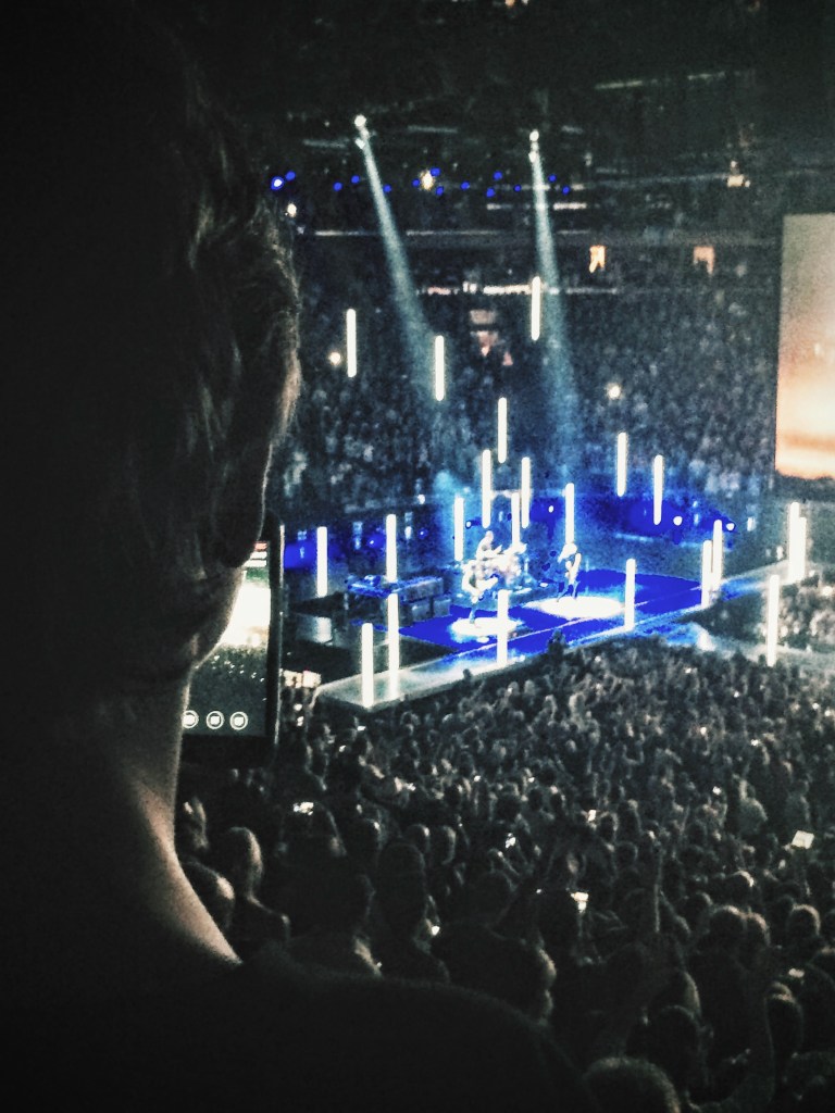 Ryan watches U2 perform